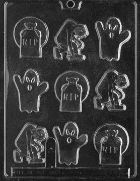 Halloween Assortment with RIP Chocolate Mould